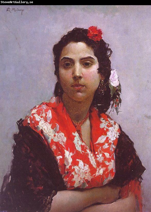   Raimundo de Madrazo y  Garreta A Gypsy